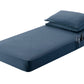 Complete Grey Bed Sheet Set, Fits Semi-Truck/RV/Camper Mattresses