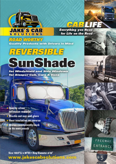 Reversible Sunshade JAKES CAB SOLUTIONS - Better Sleep, better world.