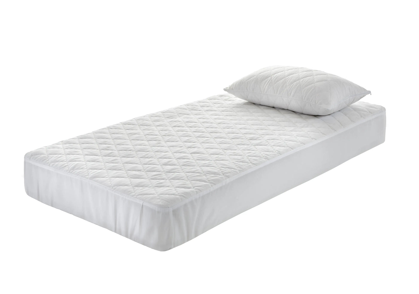 Semi truck mattress protector with pillow cover fits truck bedding sheets Jakes Cab Solutions