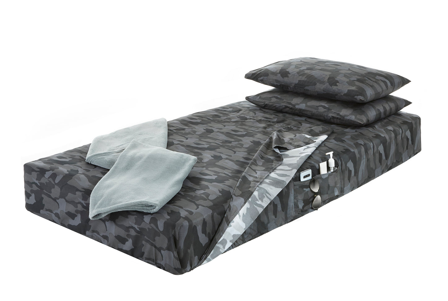 Camouflage Bed Sheet Set, Fits Semi-Truck/RV/Camper Mattresses – Assorted Sizes