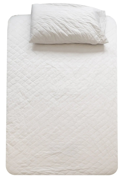 Full-coverage mattress and pillow protector fits semi truck mattress and sheets
